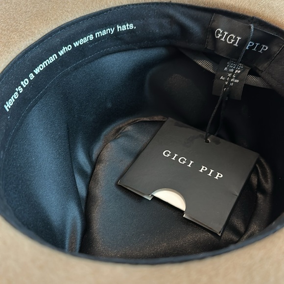 Gigi Pip Monroe Brown Hat, Size 57 Brand New with Tags. - Picture 7 of 7